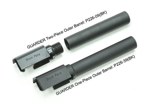 Guarder Steel CNC One-Piece Outer Barrel for MARUI P226 / E2 ( Black )