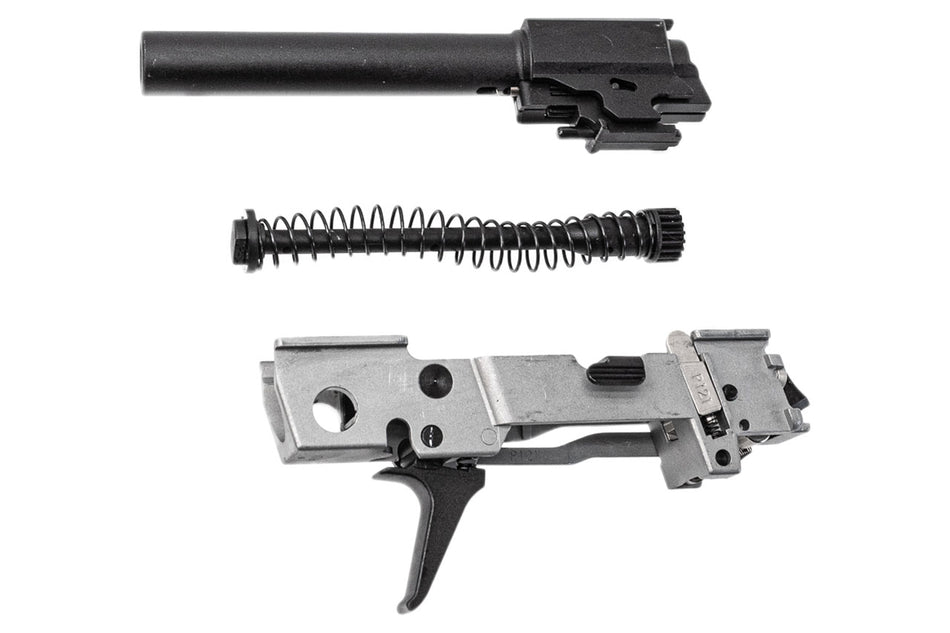 Para Bellum 320 AXG PRO Style GBB Pistol Airsoft ( 4.7" Titanium / Black ) ( Aluminum Slide & Barrel )-Black