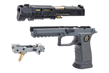 Para Bellum Custom Made SPECTRE Compensator GBBP Kit Set ( Aluminum Slide & Barrel / Black Slide / Gray Grip ) ( Limited Edition )