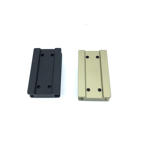 ARTISAN BO Style 30mm Modular Scope Mount for 1913 20mm Rail System with T1 / T2 Adapter / RMR Adapter-with T1/T2 Adapter-Black