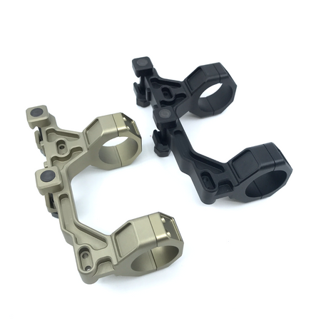 ARTISAN BO Style 30mm Modular Scope Mount for 1913 20mm Rail System with T1 / T2 Adapter / RMR Adapter-with T1/T2 Adapter-Black