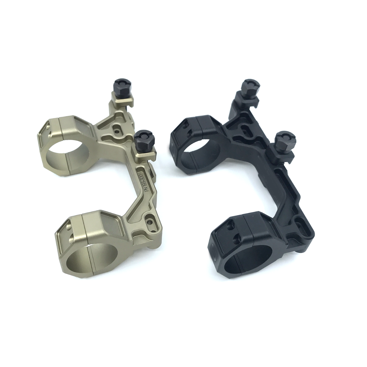 ARTISAN BO Style 30mm Modular Scope Mount for 1913 20mm Rail System with T1 / T2 Adapter / RMR Adapter-with T1/T2 Adapter-Black