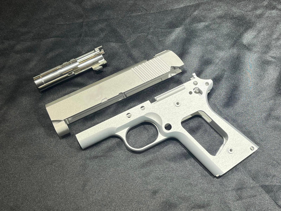 Para Bellum Steel Slide & Stainless Barrel Set for VFC Kimber Ultra Carry GBB Airsoft ( Silver )