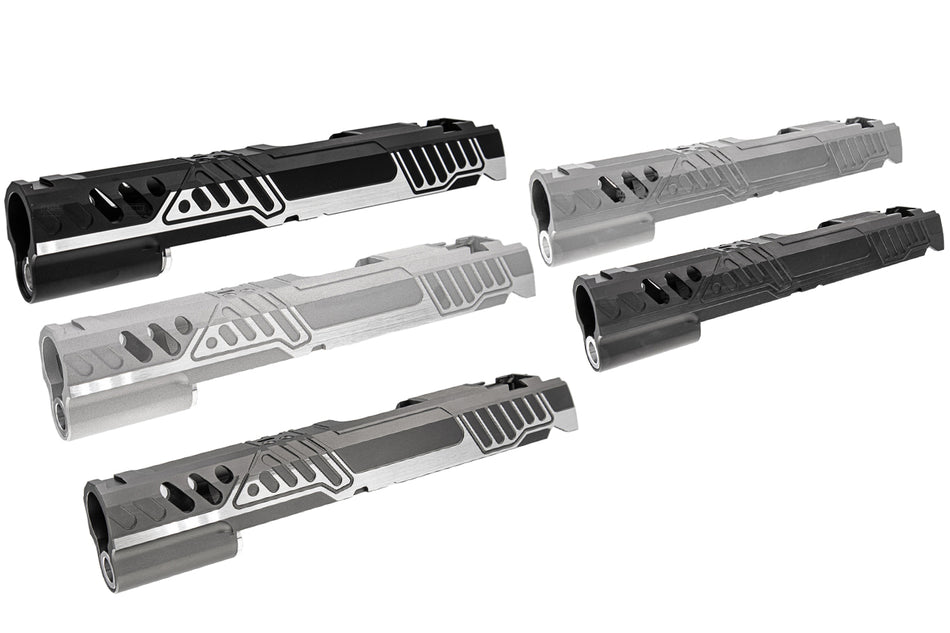 Gunsmith Bros ED Style Hi-Capa Slide For Marui TM Hi-Capa GBBP-Silver