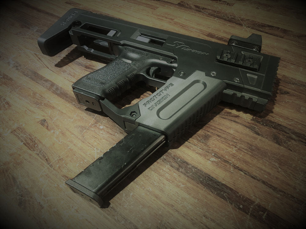 SRU Glock PDW SMG Kit for TM AEP 18 / TM, WE, KSC 17 / 18 / 34 / 35-Pink