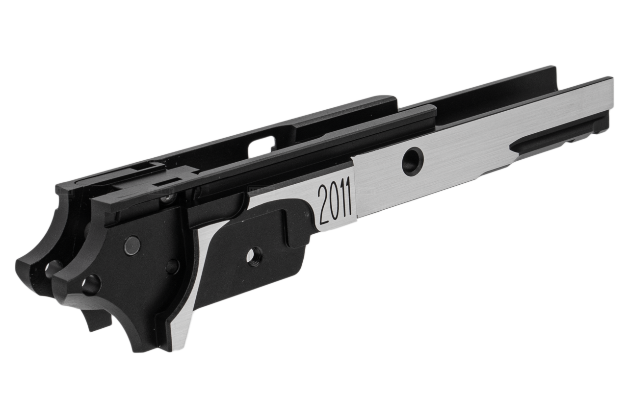ProHandgun ST Style CNC Aluminum Middle Frame with Rail for Marui TM Hi-Capa 5.1 GBBP Series ( 2 Tone )