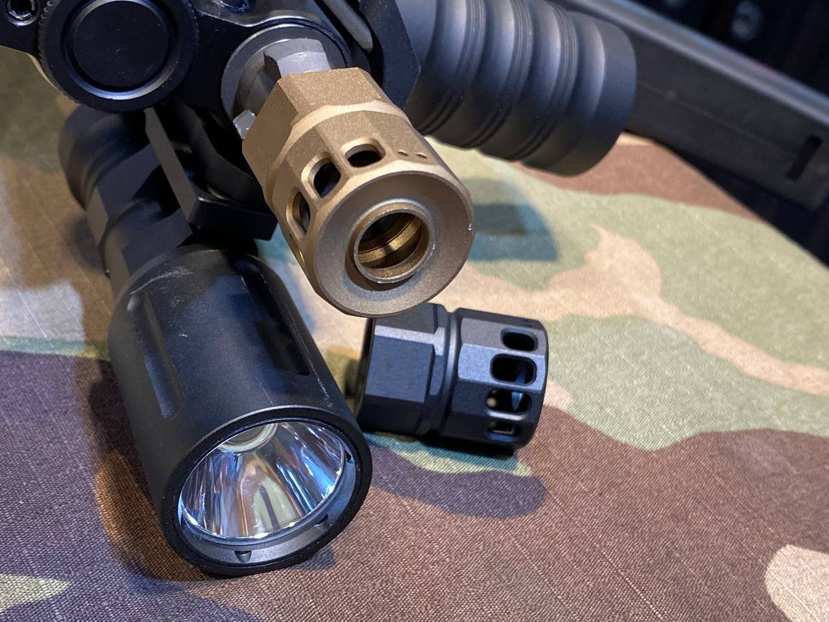 Pro-Arms 14mm CCW VP Style Airsoft Compensator / Flash Hider-Dark Earth ( DE )