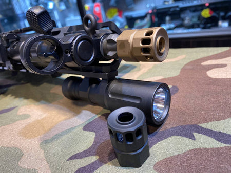 Pro-Arms 14mm CCW VP Style Airsoft Compensator / Flash Hider-Dark Earth ( DE )