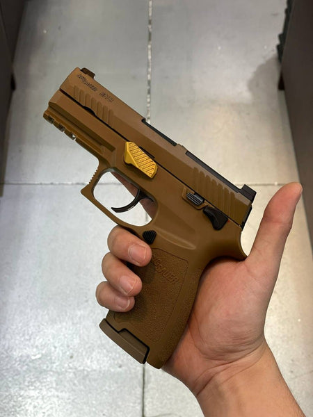 Revanchist Thumb Rest V2 For SIG AIR / VFC P320 M17 M18 GBBP ( Black / Gold )-Gold