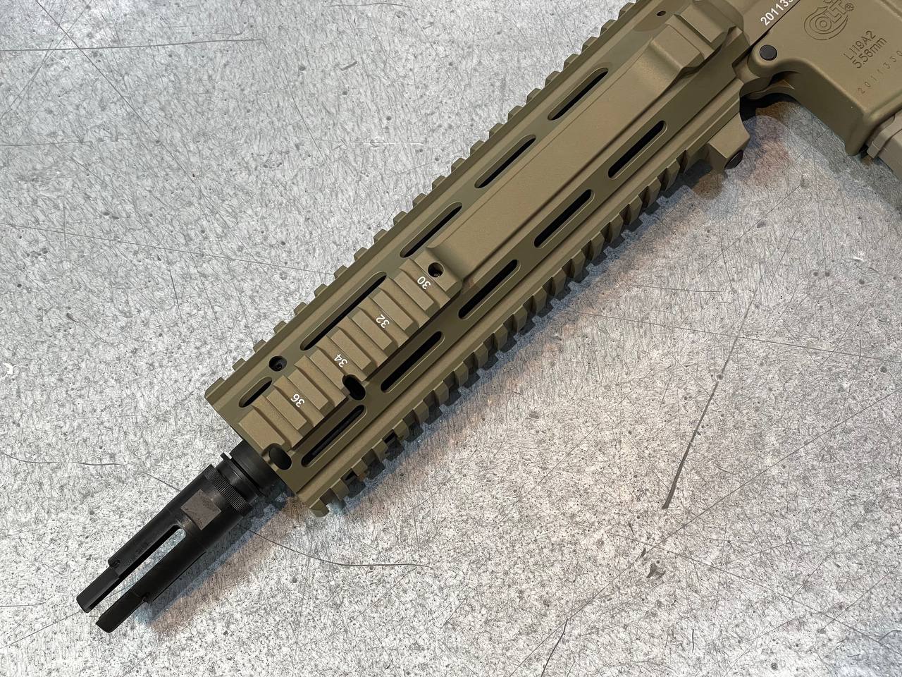 Archwick Officially Licensed COLT L119A2 GBB Rifle ( Cerakote DE ) ( GHK )