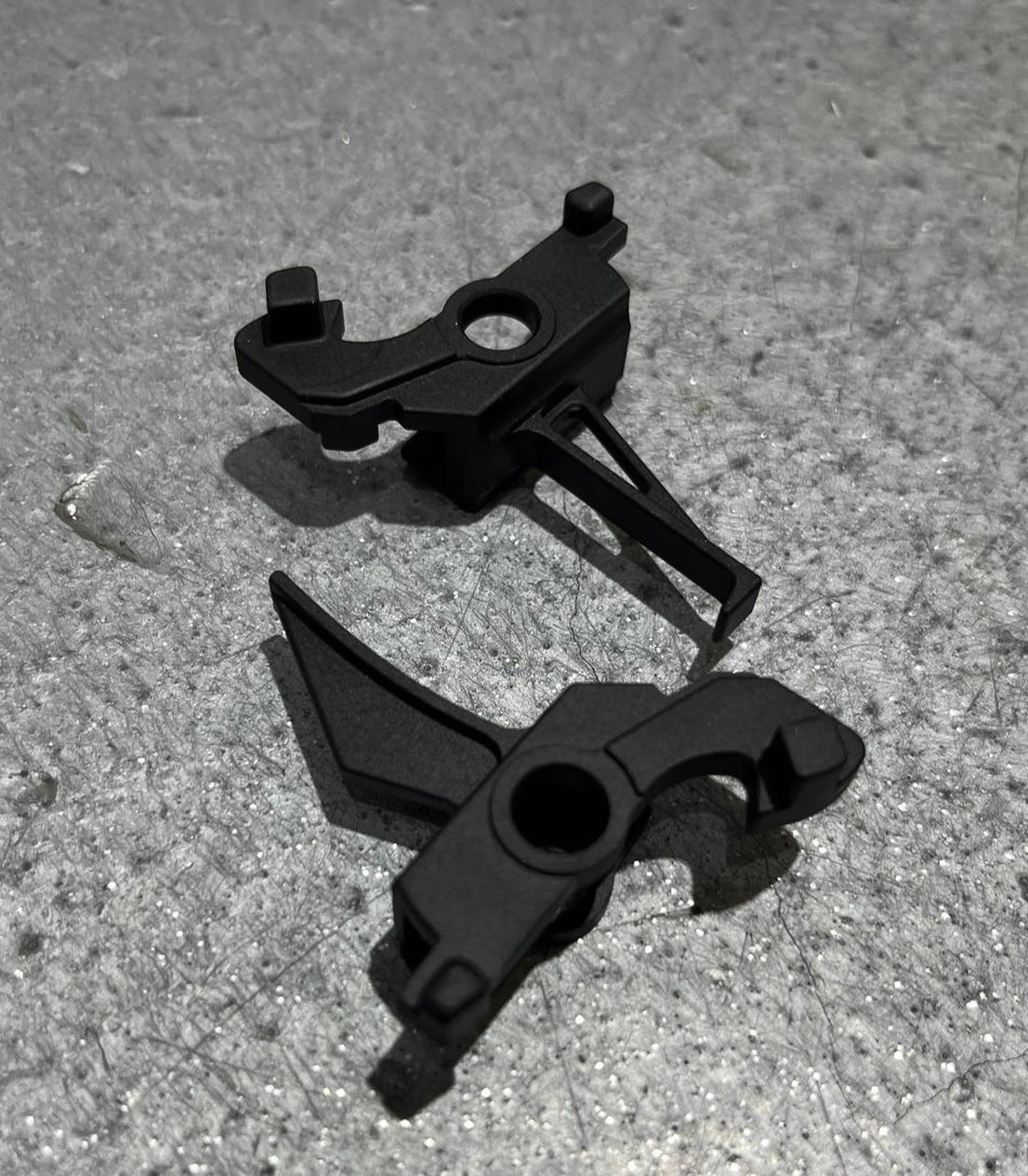 Bow Master CNC Steel Flat Trigger For Tokyo Marui TM AKM / AKX GBBR Series ( Type A / B )-Type B
