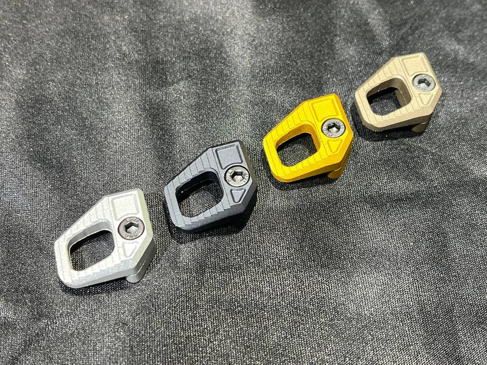 GUNDAY Enlarged Mag Release for APFG MPX-K / MCX GBB Series-DDC ( Desert Dirt Color )