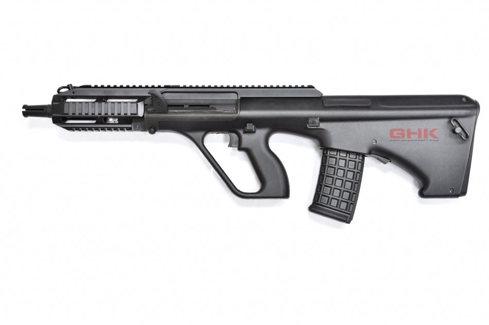 GHK AUG A3 GBBR Airsoft ( Black )