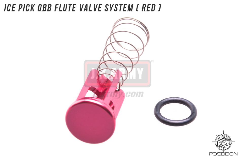 Poseidon ICE PICK GBB Flute Valve System ( Red ) ( Marui / WE System Only )