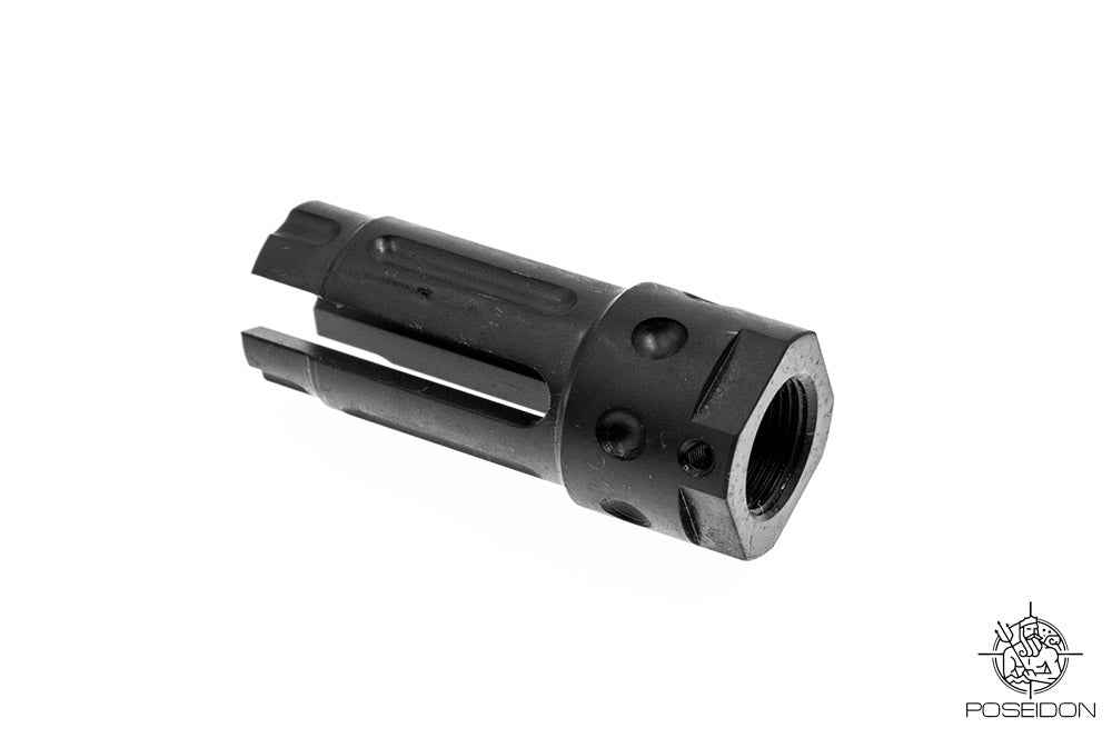 Poseidon Trident Steel Muzzle Flash Hider ( 14mm CCW )