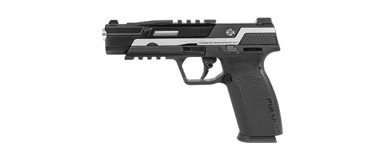 G&G PIRANHA TR Silver GBB PISTOL