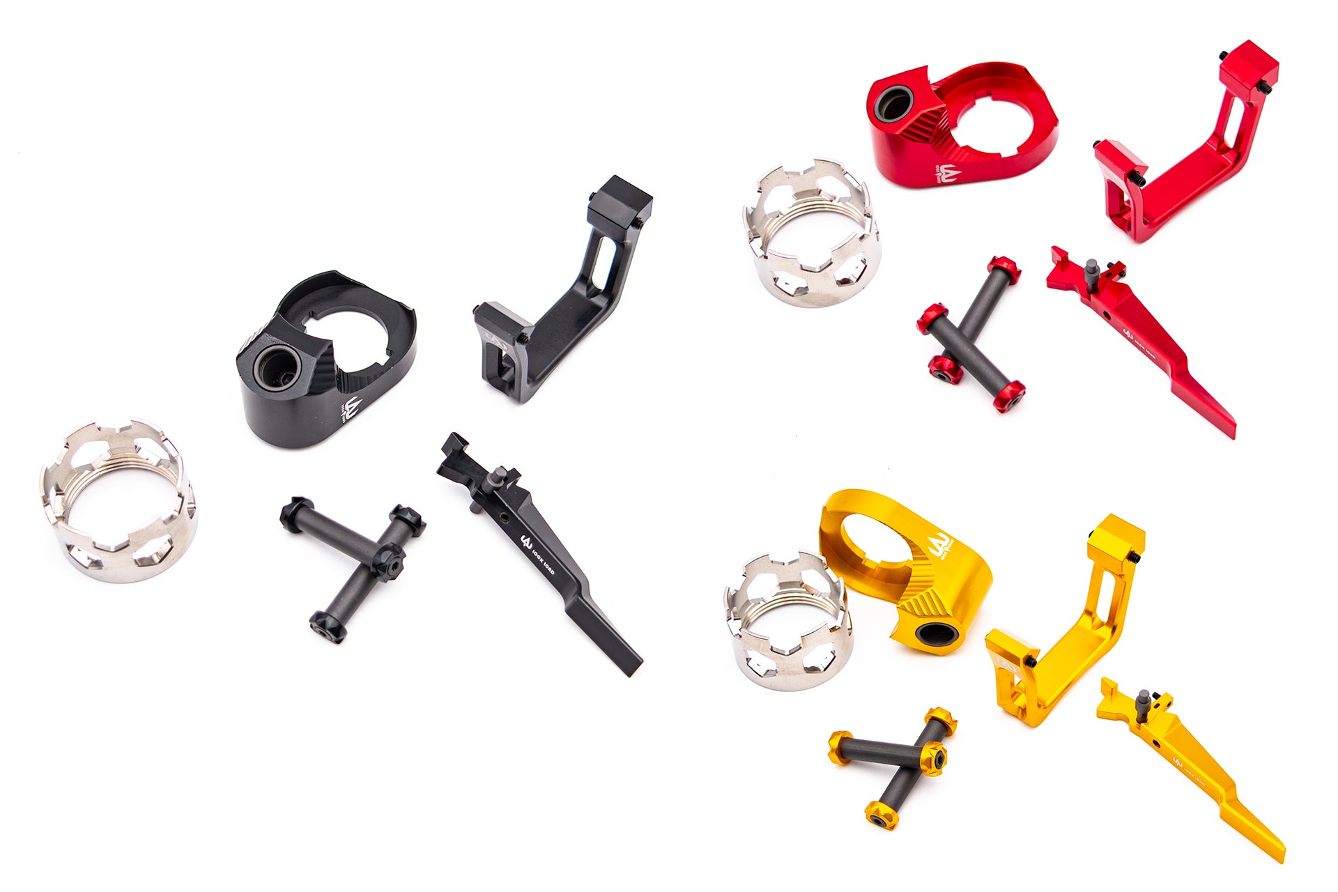 Poseidon Terminator M4 AEG Kit - CNC Tunable Advanced Trigger ( Black / Red / Gold )-Red