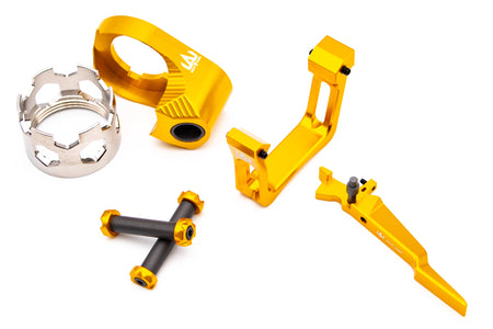 Poseidon Terminator M4 AEG Kit - CNC Tunable Advanced Trigger ( Black / Red / Gold )-Red