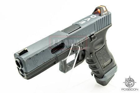 Poseidon P1.7 EVO MOD1 Cerakote Grey Metal Slide Airsoft GBB Pistol ( Black Frame )