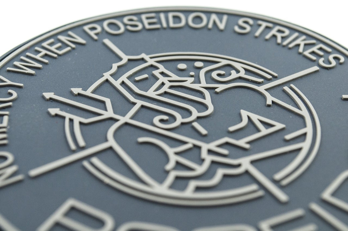 POSEIDON PVC Patch ( 90mm ) ( Free Shipping )