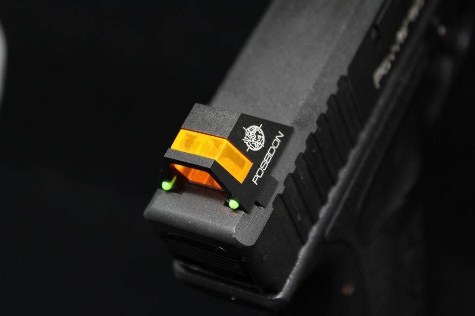 Poseidon CYCLOPS Universal Front and Rear Sights for GLK Model G Series GBBP