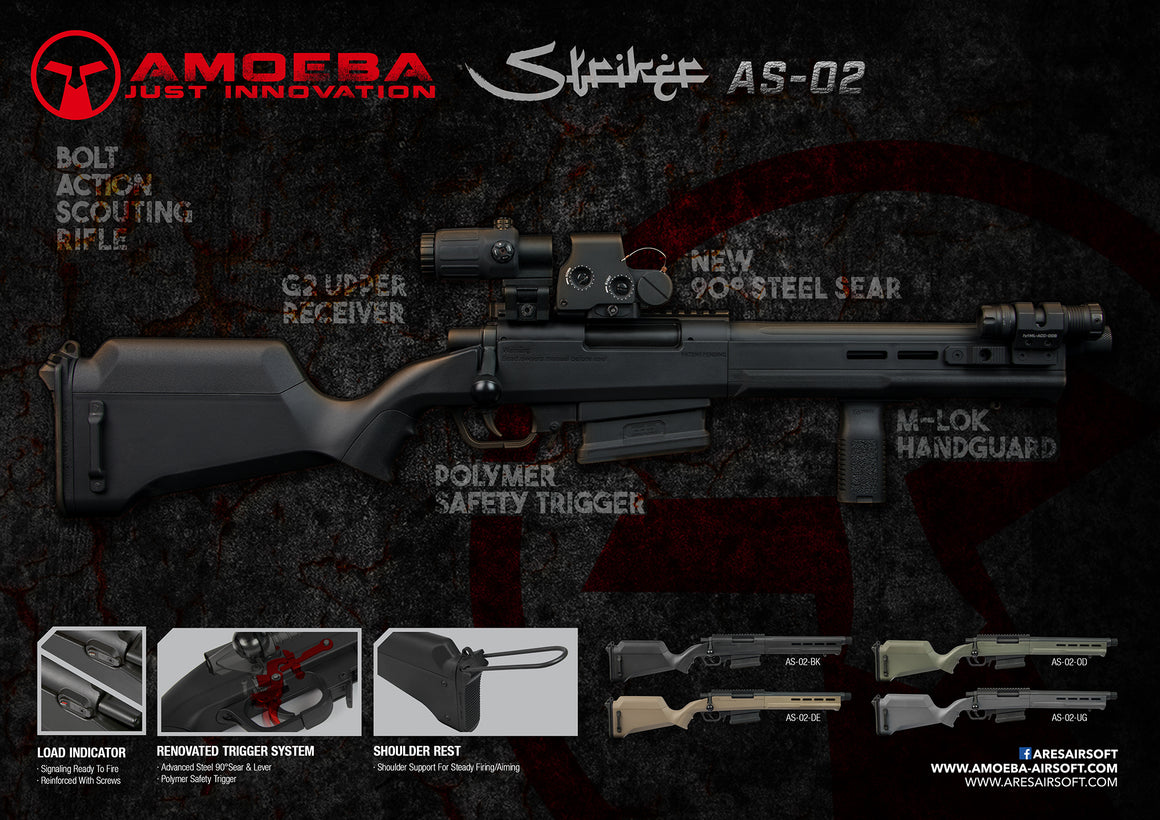 ARES Amoeba "STRIKER" AS-02 Bolt-Action Sniper Rifle ( UG )