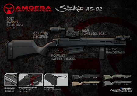 ARES Amoeba "STRIKER" AS-02 Bolt-Action Sniper Rifle ( UG )