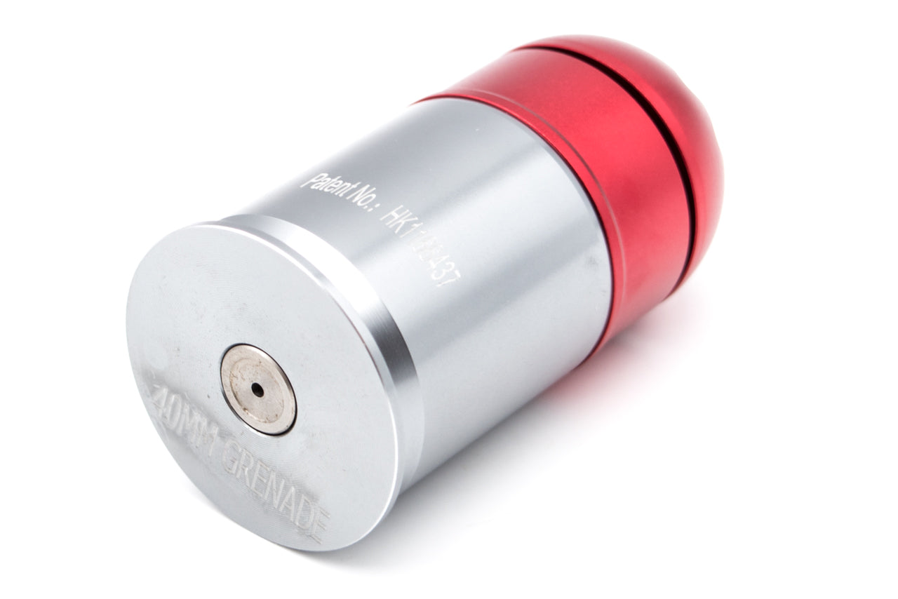 SHS Metal 72 Rounds 40mm Gas Grenade ( Red + Grey )