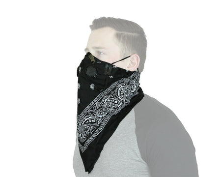 ATV Tek Pro Series Bandana Dust Mask - Black ( BDMBLK )