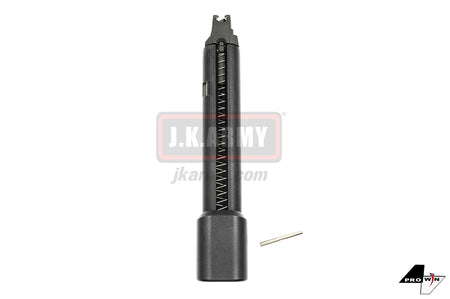 ProWin CNC 36Rds Magazine for Marui TM G17 18 34 Etc. GBB Series ( STD 9mm 17RD+6RD Style ) ( Black Base ) ( V2 )