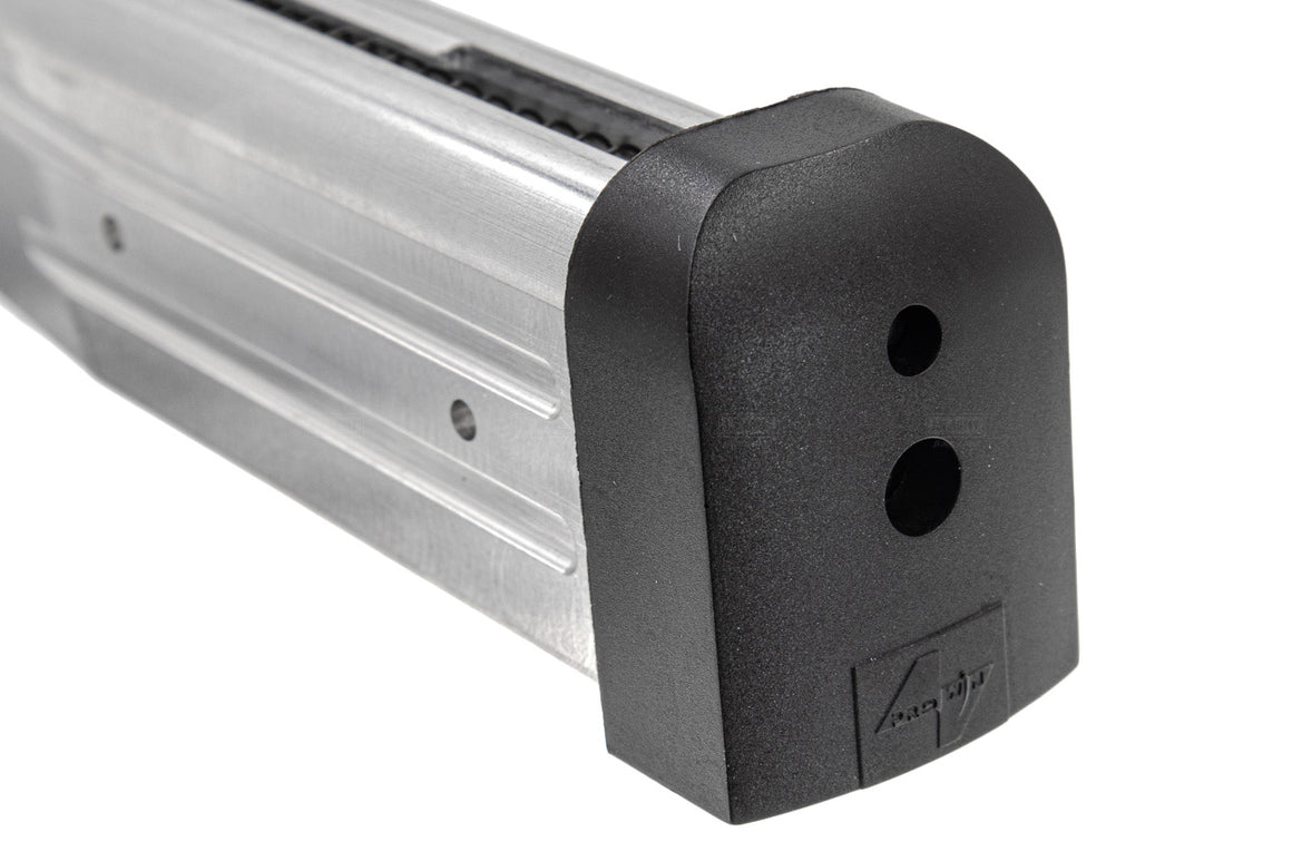 ProWin 140mm Magazine for Marui TM Hi-Capa GBBP Airsoft - Wargame Type ( Silver )