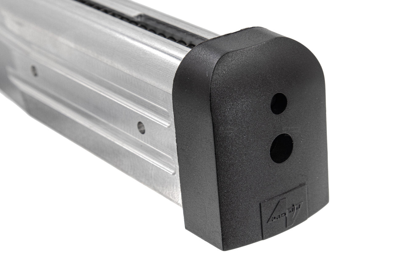 ProWin 140mm Magazine for Marui TM Hi-Capa GBBP Airsoft - Wargame Type ( Silver )