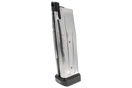 ProWin 140mm Magazine for Marui TM Hi-Capa GBBP Airsoft - Wargame Type ( Silver )