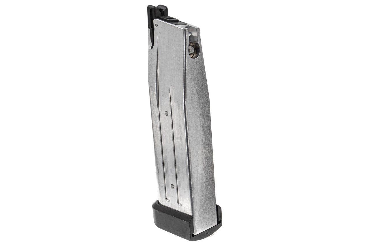 ProWin 140mm Magazine for Marui TM Hi-Capa GBBP Airsoft - Wargame Type ( Silver )