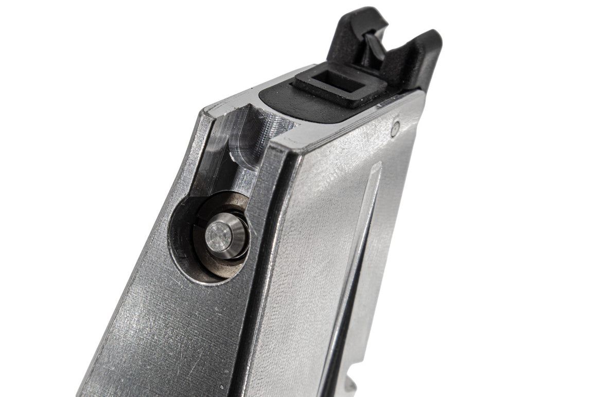 ProWin 140mm Magazine for Marui TM Hi-Capa GBBP Airsoft - Wargame Type ( Silver )