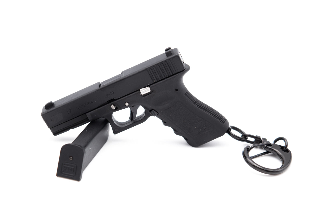 G17 Dummy Metal Keychain w/ Kydex Holster ( Black )