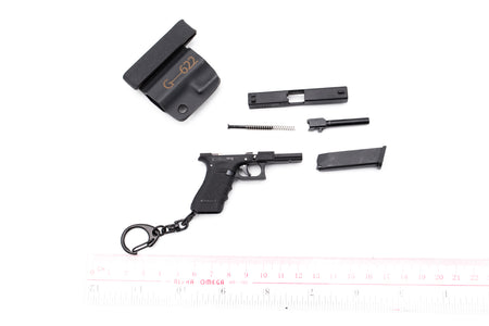 G17 Dummy Metal Keychain w/ Kydex Holster ( Black )
