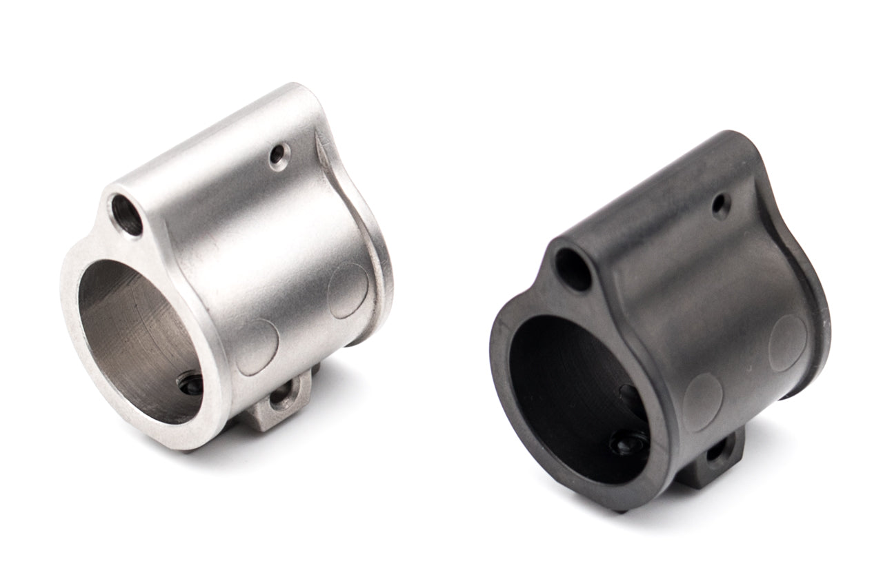 Pro&T G Style Super Dummy Gas Block for Airsoft ( MIN Steel ) ( Black / Silver )-Steel Silver