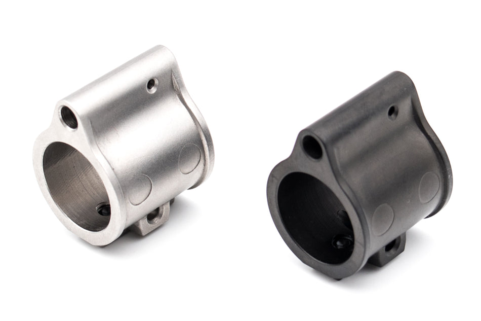 Pro&T G Style Super Dummy Gas Block for Airsoft ( MIN Steel ) ( Black / Silver )-Steel Silver