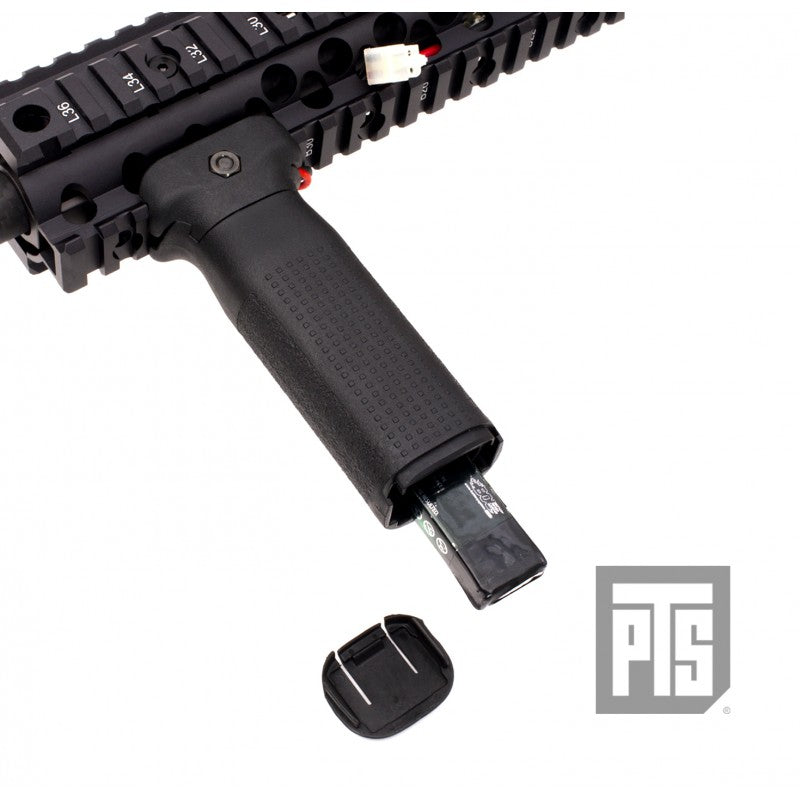 PTS® EPF Vertical Foregrip with AEG Battery Storage [ BK/DE/DOG]-Olive Drab