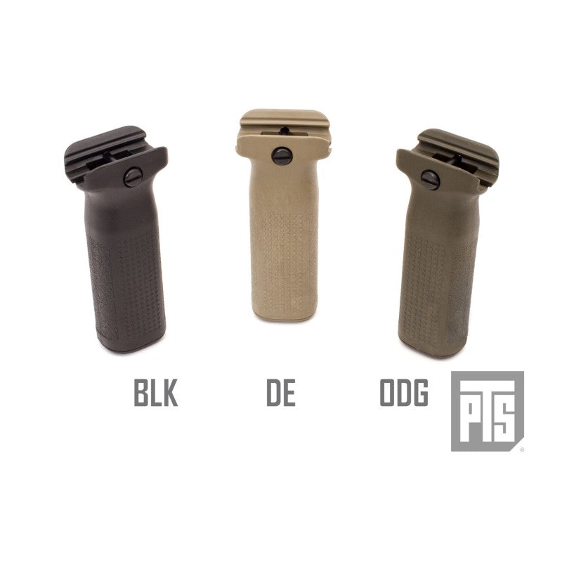 PTS® EPF Vertical Foregrip with AEG Battery Storage [ BK/DE/DOG]-Olive Drab