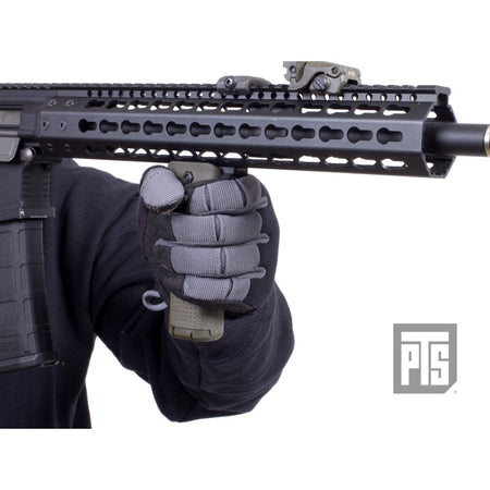 PTS® EPF Vertical Foregrip with AEG Battery Storage [ BK/DE/DOG]-Olive Drab