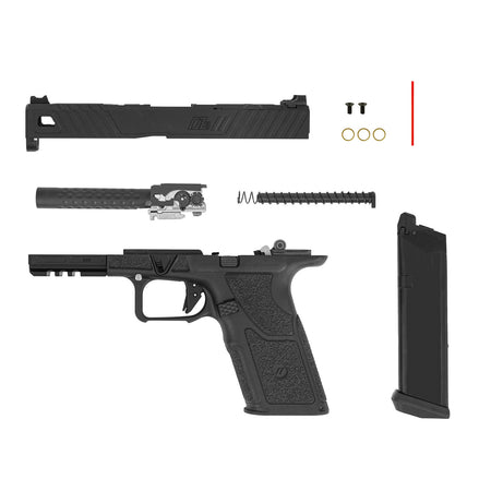 PTS ZEV OZ9 Elite Ultra Version GBB Pistol Airsoft ( Black )