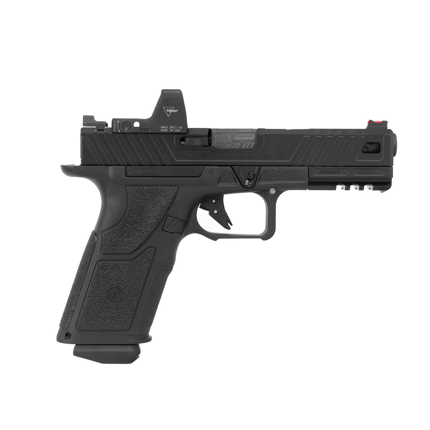 PTS ZEV OZ9 Elite Ultra Version GBB Pistol Airsoft ( Black )