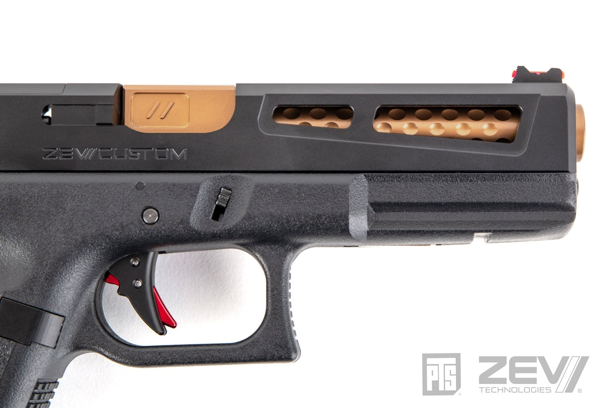 PTS ZEV Prizefighter Slide Kit for TM G Model 17 ( RMR / Leupold DP-PRO Cut )-Leupold DP-PRO