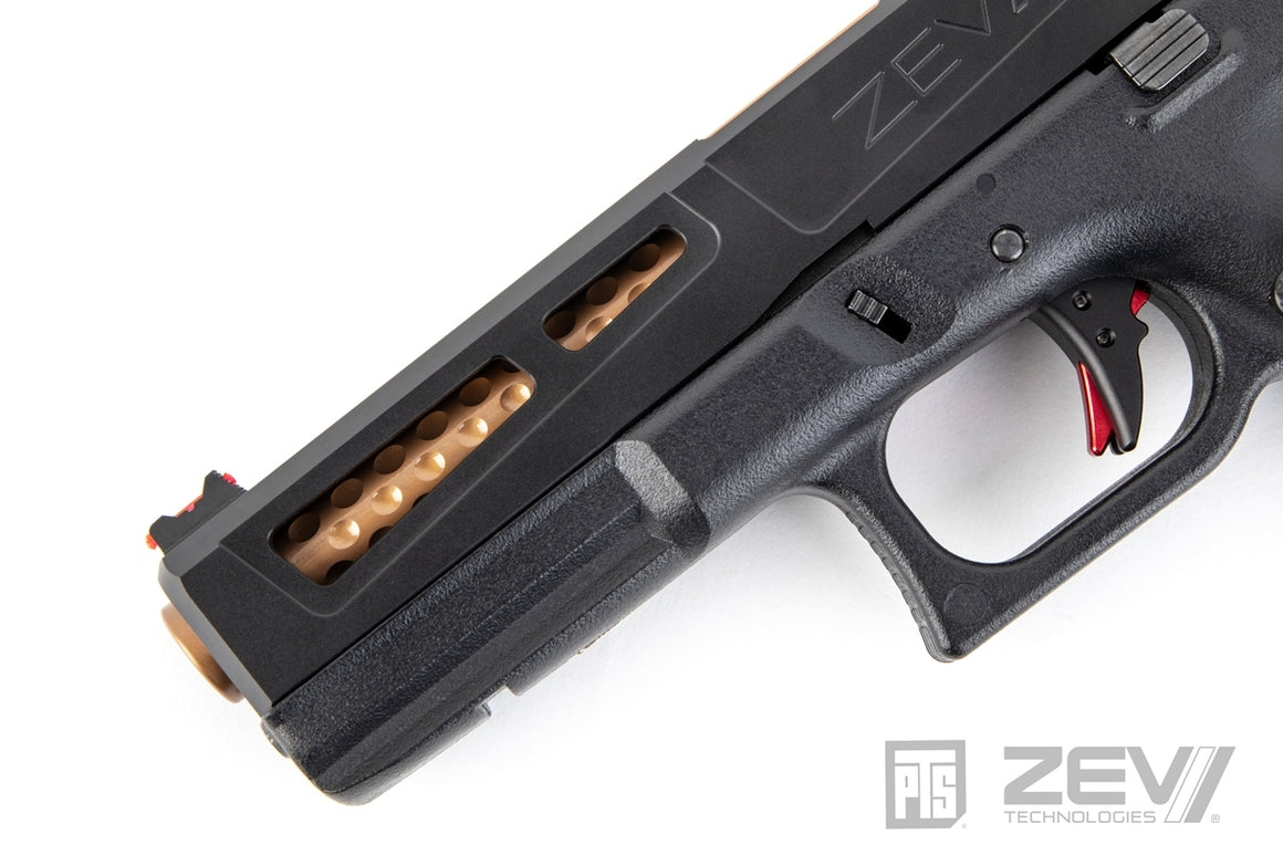 PTS ZEV Prizefighter Slide Kit for TM G Model 17 ( RMR / Leupold DP-PRO Cut )-Leupold DP-PRO