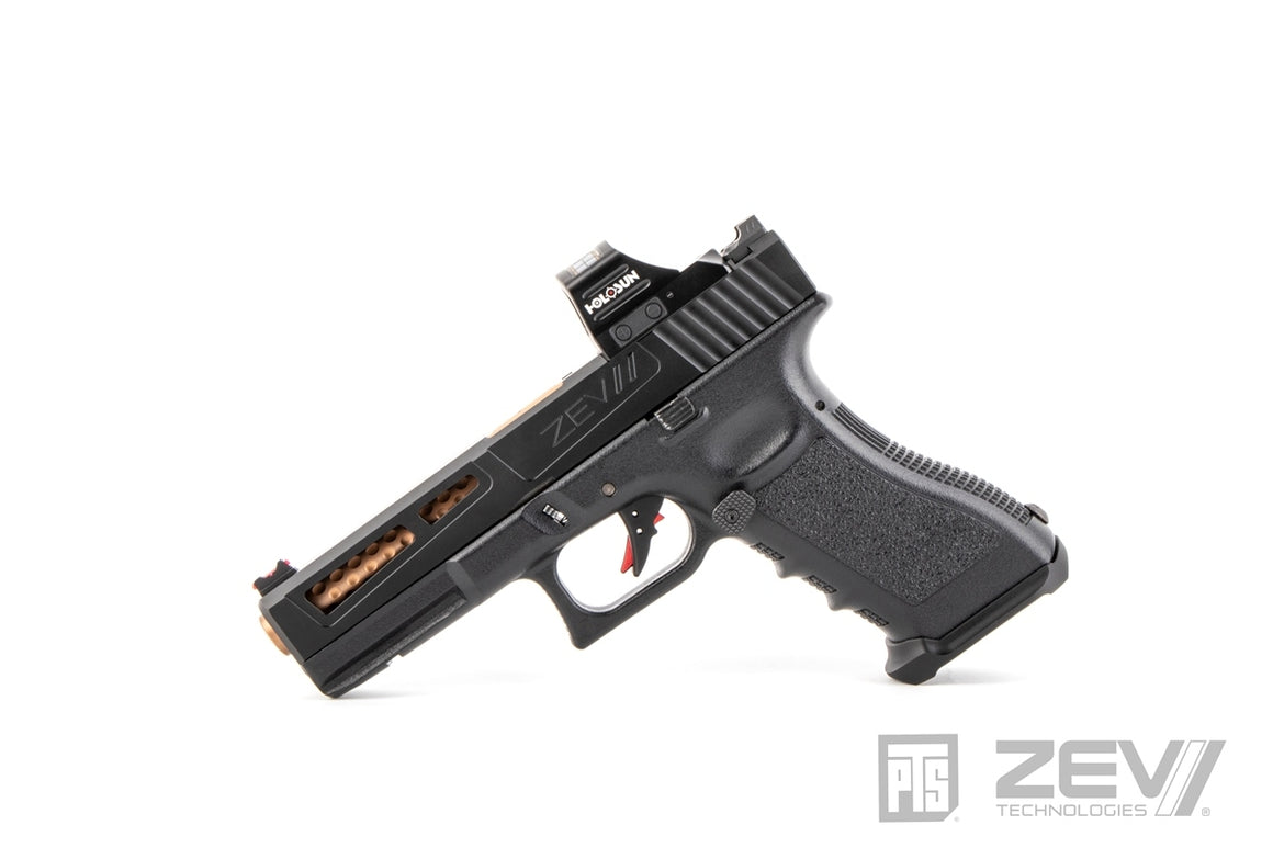 PTS ZEV Prizefighter Slide Kit for TM G Model 17 ( RMR / Leupold DP-PRO Cut )-Leupold DP-PRO