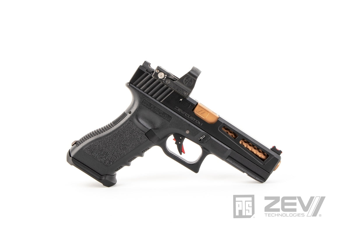 PTS ZEV Prizefighter Slide Kit for TM G Model 17 ( RMR / Leupold DP-PRO Cut )-Leupold DP-PRO