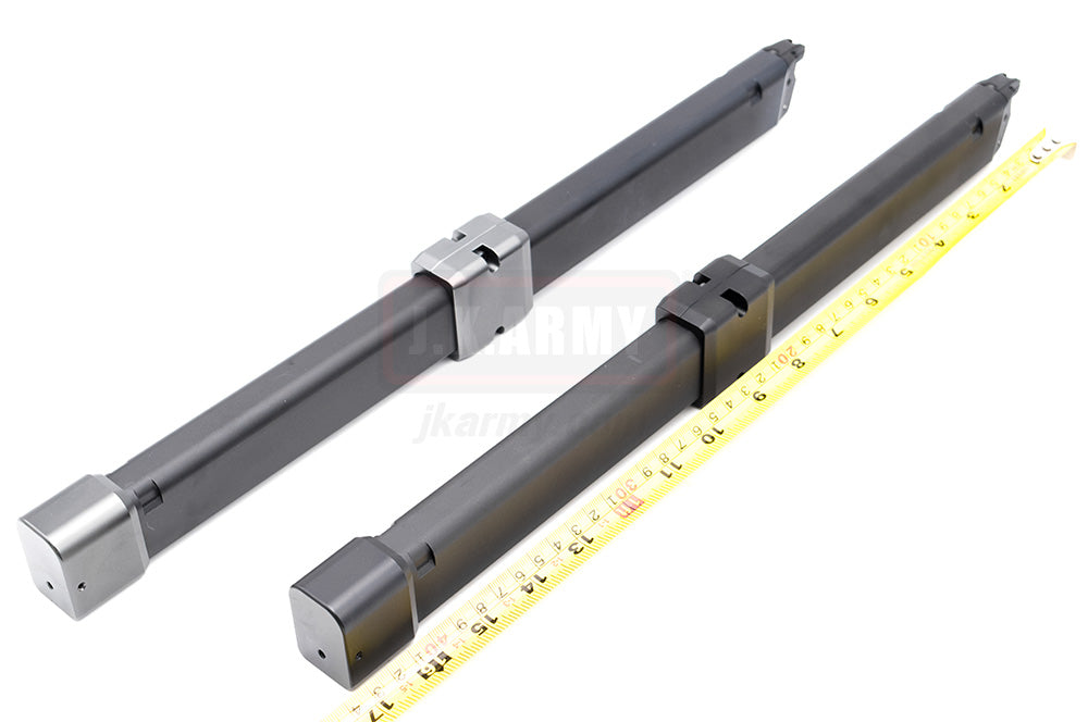Prowin Twin Extension Magazine 112Rds for Marui TM G Model GBB Pistol Series ( Hermetic Type )-Grey