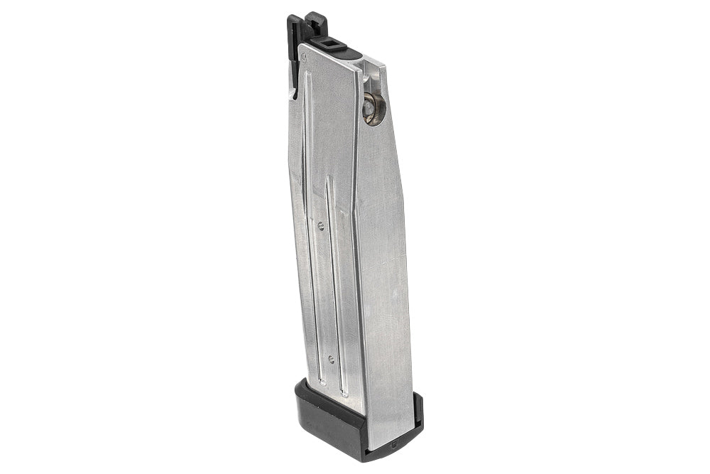 ProWin 140mm Magazine for Marui TM Hi-Capa GBBP Airsoft - Real Type ( Silver )